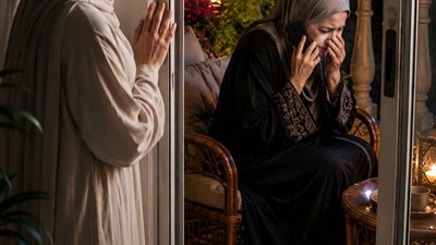 حماتي تبكي في الشرفة
