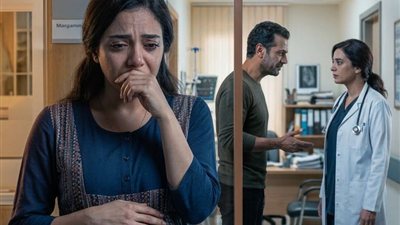 وهي حامل في الشهر التاسع