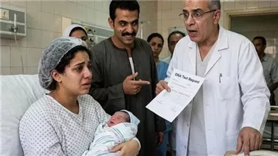 بعد ماولدت بلحظة جوزي طلب DNA