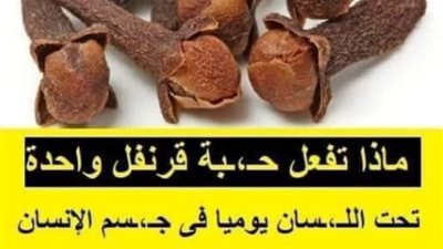 ماذا تفعل حبة قرنفل واحدة تحت اللسان يوميا في جــسم الإنسان
