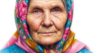 الأم العجوز والأبنه الغاضبه