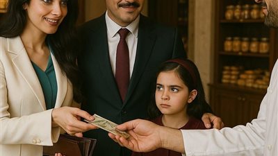 قصة آتت عائلة غنية لمحل حلويات