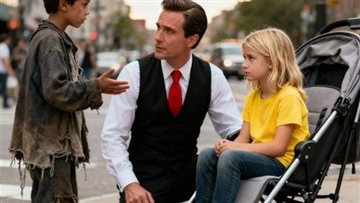 عندما قال له سأجعل ابنتك تمشي لم يتوقع الأب أن المعجزة ستأتي من طفل مشرد