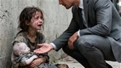 طفلةٌ من الشارع تتسوّل ادفن أختي وردُّ الأرمل المليونير سيُدهشك