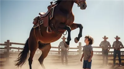 راهن مليونير على إذلال طفل… لكن الحصان اختار الحقيقة أمام الجميع!