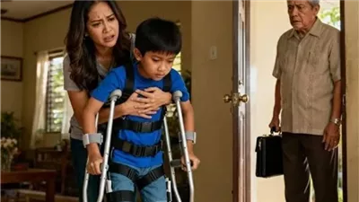 ظنّ أن زوجته تؤذي ابنه المشلول… لكن ما رآه خلف الباب جعله يبكي كالطفل
