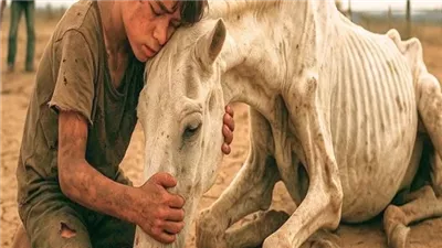  طفل يعثر على حصانٍ مقيّد في الصحراء… لكن ما اكتشفه غيّر كل شيء! 😱🐎